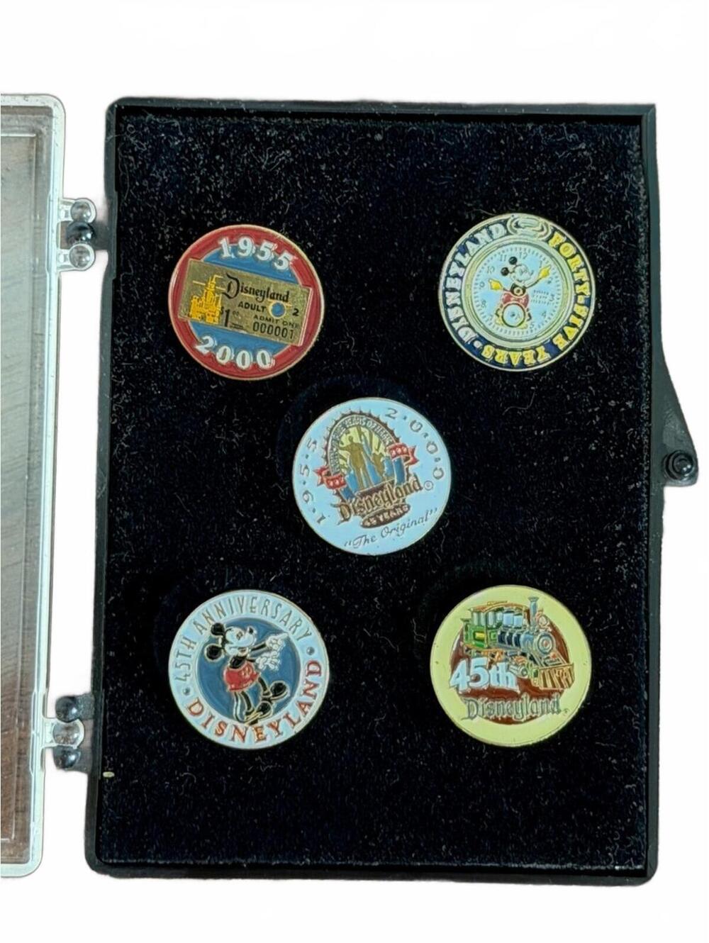 Disneyland 45th Anniversary Golf Ball Markers Set of 5 NIB | 2000